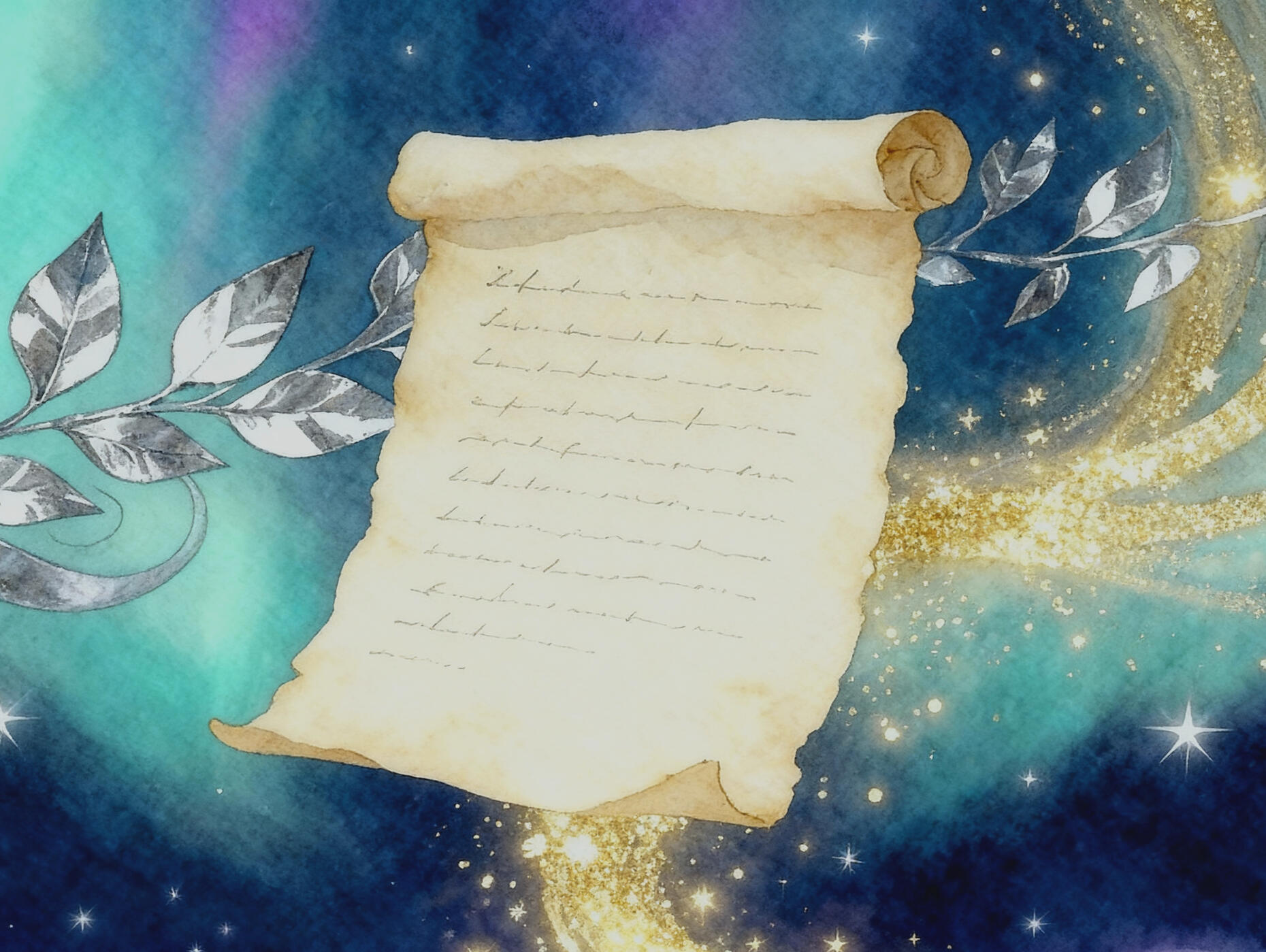 The Polar Pledge Scroll floating